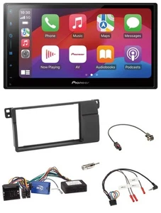 Pioneer DAB USB Lenkrad Bluetooth 2DIN Autoradio für BMW 3er E46 2002-2006 schwa - Bild 1 von 12