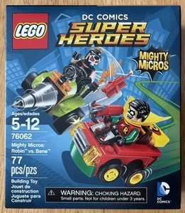 LEGO 76062 DC Comics Super Heroes Mighty Micros: Robin vs. Bane, New In Box - Picture 1 of 6