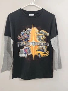 Y2K Vintage 2007 Transformers Longsleeve T-Shirt Big Graphic Deadstock Youth XL - Picture 1 of 9