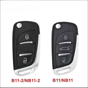 5pc KEYDIY KD B11 NB11 B11-2 NB11-2 DS style 2/3 Button Universal Remote Car Key - Picture 1 of 14