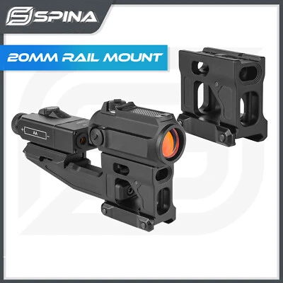 MOKINGDA Fast Red Dot Riser Mount Passend für 20mm Picatinny-Schiene