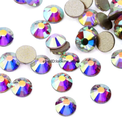 Estrás de cristal transparente y AB (SS3-50) ideal para arte en uñas y gemas artesanales Foto 1 de 4