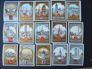RUSSIA 1977-80 EMBLEM OLYMPIAD SPORT TOTAL  34 #ABC 3        Y - Picture 1 of 3