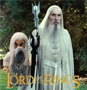 Custom* Lego Minifigure, Saruman The White, Lord Of The Rings New - Bild 1 von 3