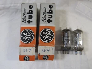 2 Pcs. NOS G.E. Vacuum Tubes 3V4 tested - Picture 1 of 4