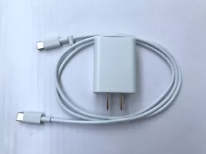 Genuine OEM Google Wall Charger for Pixel XL Pixel 2 Pixel 3 With Charger Cable - Picture 1 of 4