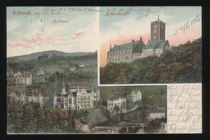 Postal Wartburg Kurhaus Eisenach en invierno tarjeta de invierno gel.1903 - Imagen 1 de 2