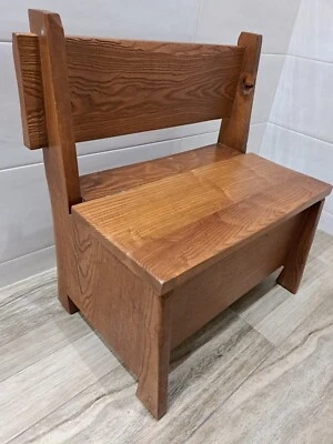 Panca legno realizzata a mano di frassino spazzolato  - Immagine 1 di 4