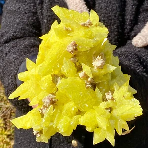 3.84LB Natural yellow sulfur crystal quartz crystal mineral specimen - Picture 1 of 13
