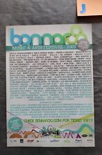 Phish Beastie Boys Bonnaroo Festival publicité imprimée promotionnelle vintage 2009