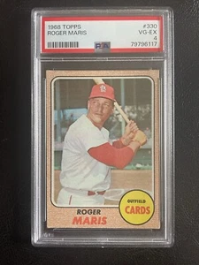 1968 Topps Roger Maris PSA 4 - Bild 1 von 2