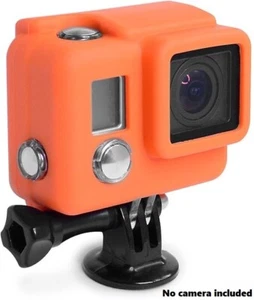 XSories Silicon COVER for GoPro Hero3, 3+, 4 with Standard Housing - ORANGE - Picture 1 of 4
