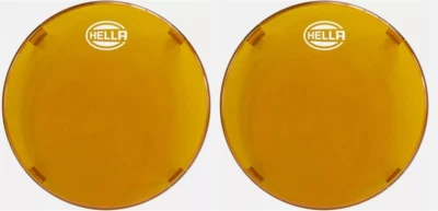 Par de fundas protectoras de piedra tintada ámbar para luces LED todoterreno Hella serie 500 Foto 1 de 3