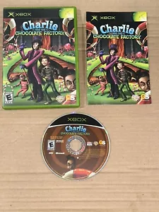 Charlie and the Chocolate Factory (Xbox, 2005) Complete w Manual CIB Black Label - Picture 1 of 1