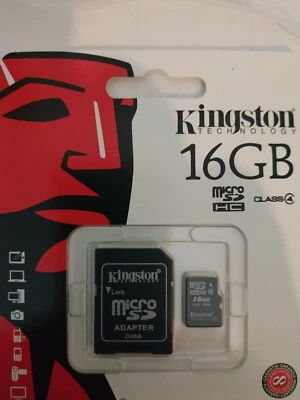 LOTTO 6 pz KINGSTON MICRO SD 16 GB CLASSE 10 MICROSD SCHEDA MEMORIA CANVAS😉 - Immagine 1 di 2