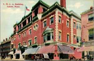 Vtg Salem Massachusetts MA YMCA Building 1910s Unused DB Postcard - Picture 1 of 2