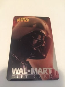 WALMART Sta Wars, Darth Vader ( 2005 ) Foil Gift Card ( $0 ) - Picture 1 of 1