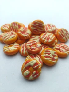 10x Dollhouse Miniature Mini Pizza Fast food Accessories Supply Charm Decorate. - Picture 1 of 6