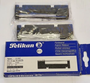 PELIKAN NYLON GP 2212 FN Farbband Schwarz für OLIVETTI Logos 40 42 60 62 75b 80 - Afbeelding 1 van 3