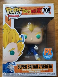 Figura exclusiva Funko Pop Super Saiyan 2 Vegeta #709 Dragon Ball Z PX vistas previas - Imagen 1 de 6