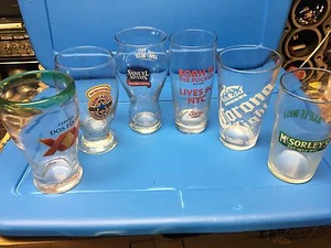 Vtg beer glasses Sam Adams  weihenstephan hofbrauhaus delirium McSorely's corona - Picture 1 of 27