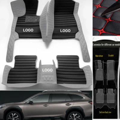 Alfombrillas de coche aptas para Subaru Outback alfombras revestimientos de carga impermeables delanteras traseras Foto 1 de 4