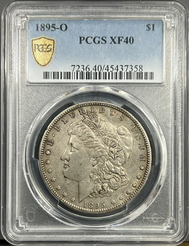 1895-O PCGS XF40 Morgan Silver Dollar $1 - Choice Circulated Better Date Cover
