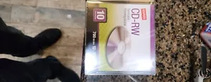 Memorex CD-RW 700MB 80 Min Ultra Speed 10 Pack For Computer CD Rewriters - Picture 1 of 3