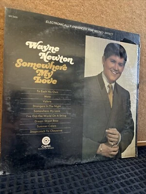 Wayne Newton - Somewhere My Love Pickwick LP Record 1968 SPC-3455 / SEALED! NEW - Image 1 of 2