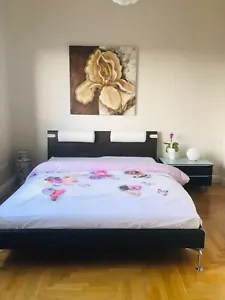 Hülsta Metis Bett Choco braun Farbe Wenge (180x200cm) - Bild 1 von 4