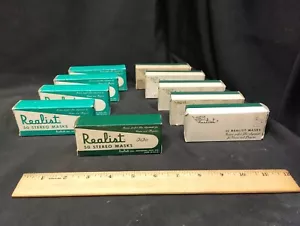 10 cajas de Máscaras Estéreo Realistas 50 unidades CT Fotografía Retro Vintage - Imagen 1 de 4