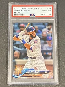 Amed Rosario RC - 2018 Topps #63 - PSA 10 GEM MINT - Foto 1 di 2
