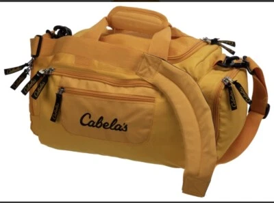 Cabela's Catch-All Gear Travel Bag Outdoors Shoulder Duffle Bag & Camo Cap Hat - Image 1 of 4