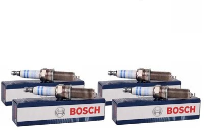 4 Bougies D'Accensione Bosch Double Platinum Alfa Romeo 159 Brera 1.9 2.2 JTS - Photo 1/4
