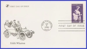USA5 #1832 LETTORI U/A DIGEST FDC Edith Wharton - Foto 1 di 1