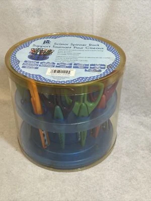 Provo Craft Scissor Spinner Rack 12 different cut pattern scrapbook cardmaking - Image 1 of 4