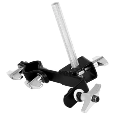 Metal Cowbell Holder Clamp Drum Tambourine Support Clip Easy to Install - Image 1 of 4