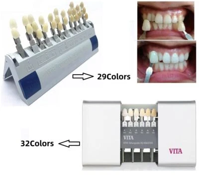 Vita Toothguide 3D-Master Bleached Dental Resin 29 Colors Shade Guide 32 Colors