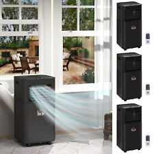 Portable Air Conditioner 4 Modes LED Display 24 Timer Home Office Black