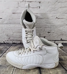 Nike Air Jordan Jumpman Pro Retro Men White Silver Sz US 13 Shoes 906876-100 - Picture 1 of 11