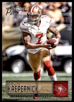 2016 Panini Prestige Colin Kaepernick San Francisco 49ers #166 - Image 1 of 2