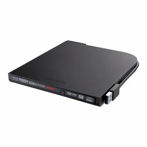 Lecteur de disque Blu-ray portable F/S NEUF BUFFALO BRUHD-PU3-BK noir du Japon - Photo 1/7
