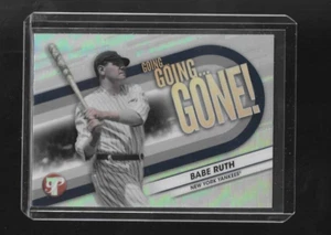 BABE RUTH 2023 Topps ¡PRISTINE GOING GOING GONE! INSERTO DE LOS YANQUIS DE NUEVA YORK - Imagen 1 de 2