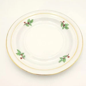 Holiday Hostess Christmas Dinner 6" Saucer Fine China - Picture 1 of 7
