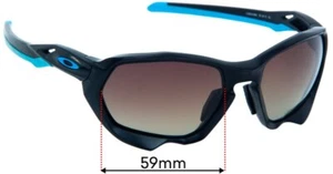 SFx Ersatz Sonnenbrillengläser passend für Oakley OO9019 Plazma - 59 mm breit - Bild 1 von 31