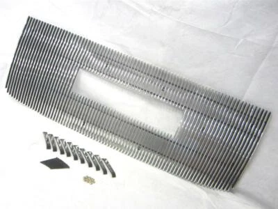 2007-2010 GMC Sierra 2500HD 3500HD Vertical Billet Grille Insert BULLY Aluminum - Image 1 of 4