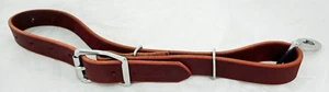 Repuesto Remolcador Central 1" Borgoña Latigo Cuero Pecho Collar Caballo Tack Nuevo - Imagen 1 de 1