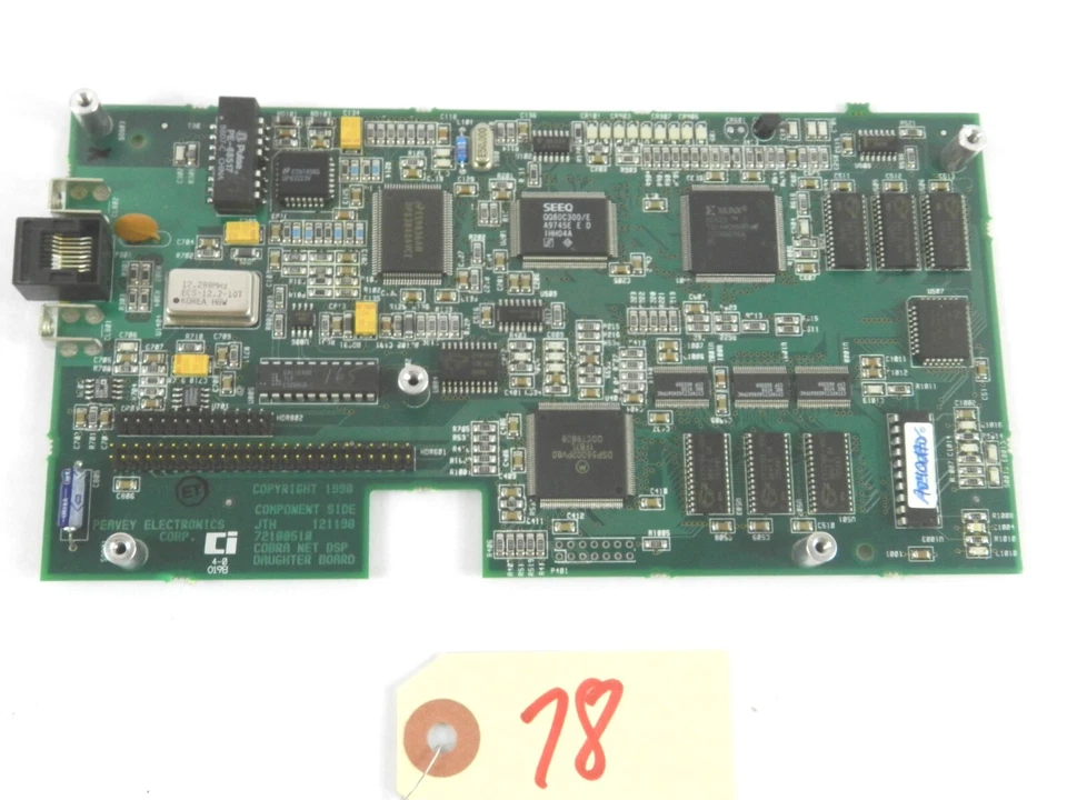 Peavey DSP Board Cobra Net DSP Component Side Daughter Board 72100510 B221 - Image 1 of 4