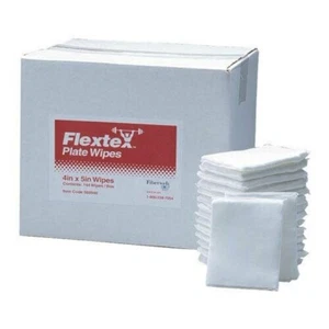 Flextex Plate Wipes 4"x5" Case of 144 Wipes 569940 - Picture 1 of 1
