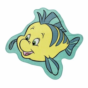 Toalla de playa Disney Store Flounder The Little Mermaid 2021 NUEVA - Imagen 1 de 1